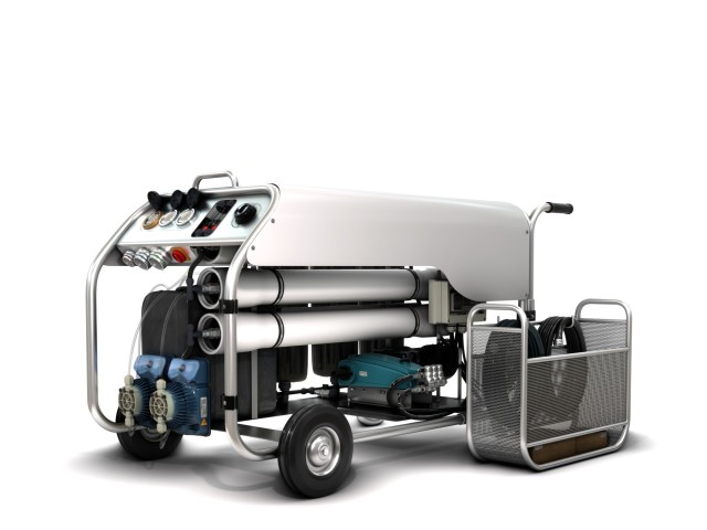 Mobile water treatment plants