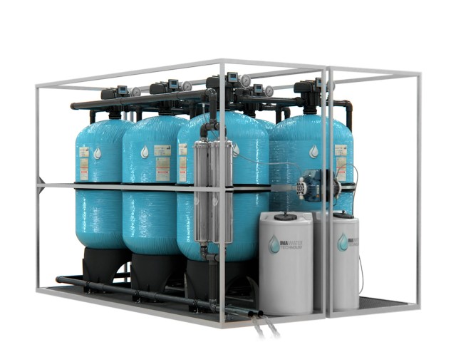 Greywater and rainwater reuse plants
