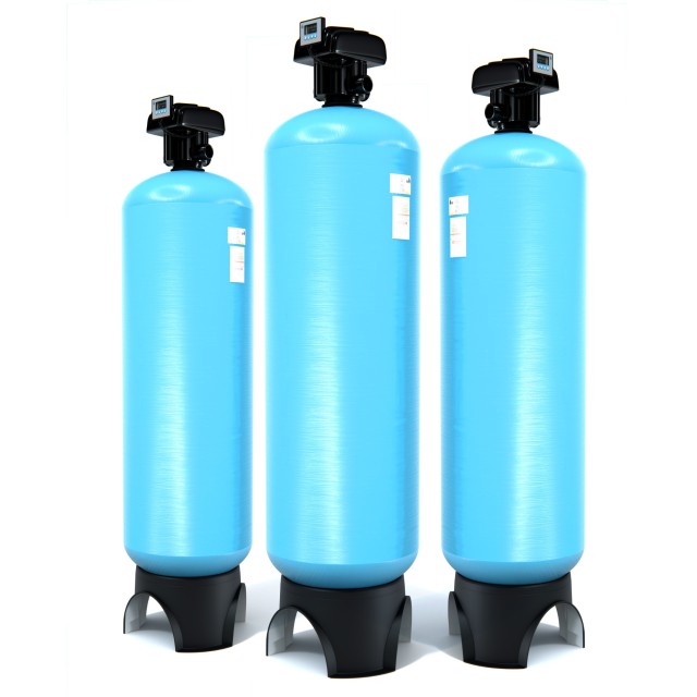 Automatic head valve active carbon filter